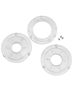 Set of 3 Clear Insert Rings for Rockler Convertible Benchtop Router Table