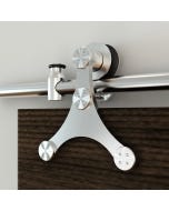Rolling Barn Door Hardware Kit, Stainless Steel, Tristar