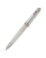 Breast Cancer Awareness Pen Hardware Kit, Chrome with Pink Crystals