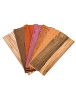 Mixed Exotic Veneer, Pack of 3 Sq. Ft.