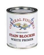 Stain Blocker is a revolutionary water-based white primer that excels at protecting pigmented finishes from bleed-through of stain, dye and wood tannins. 