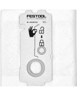Self-Cleaning Filter Bags for Festool CT 15/CT Mini I/CT Midi I, 5-Pack (204308)
