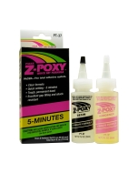 Zap 5-Minute Z-poxy is a premium two-part epoxy adhesive that dries clear. It's perfect for home repairs, hobbies, crafts and furniture or cabinetry applications.