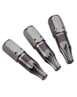 Star T-20 Rockler Centerline 1'' Impact-Ready Driver Bits, 3-Pack