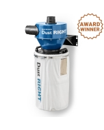 Dust Right 4'' Wall-Mount Cyclone Dust Separator