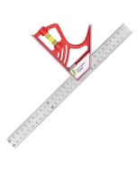 Kapro's 12'' magnetic combination square uses six perfectly-balanced rare-earth magnets to lock the blade into place. 