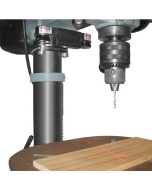 Wixey's WL133 Drill Press Laser projects a thin set of crosshairs to show the precise point where the drill bit will contact the workpiece. 