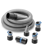 Dust Right FlexiPort Power Tool Hose Kit with Click-Connect, 12' Fixed-Length Hose