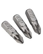 Pozi Rockler Centerline 1'' Driver Bits, 3-Pack