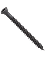 silhouette of #6 x 1-5/8'' Trim Head Square Drive Wood Screws, Black
