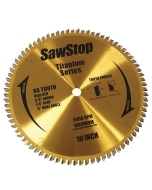 SawStop 80-Tooth 10'' Titanium Series Plywood Table Saw Blade
