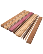 Exotic Hardwood Cutting Board Kit, 9-7/8''W x 16''L x 1-1/2'' Thick