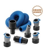 Dust Right FlexiPort Power Tool Hose Kit with Click-Connect, 3' to 12' Expandable Hose