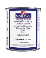 Semi-Gloss Mohawk Rockhard Table Top Urethane Varnish, Quart