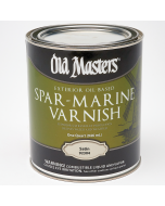 Old Masters Exterior Oil-Based Spar Marine Varnish, Quart, Satin