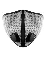 Large M2.5 Dual-Strap Mesh Face Mask, Titanium