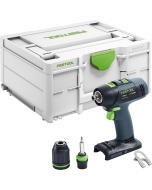 Festool Cordless Drill T 18+3-Basic, No Battery (576451)