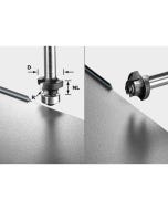 Festool Roundover Router Bit, 2mm (3/32'') Radius (499798)