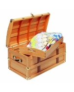 Steamer Trunk Antique Brass Plated Hardware Kit