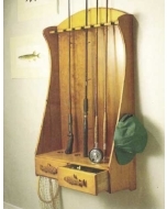 Fishing Rod Rack Downloadable Plan