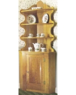 Early American Corner Cupboard Downloadable Plan