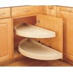 Half-Moon Shelf Set - 2 Shelf Pivot Only, Almond (6842-39-15-570)