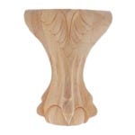 Rubberwood Acanthus Claw Leg (1886)