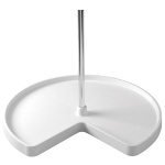 Rev-A-Shelf Value Line Kidney Shaped Bottom Mount Lazy Susan Shelving (3471 Series)-White Shelves Only