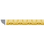 European Beech Carved Egg and Dart Moulding: 7/16" x 3/4" (1020)
