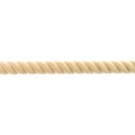 Red Oak Half Round Rope Molding: 2" (1427-RO)