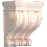 Maple Hand Carved Wide Traditional Corbel (2025-M)