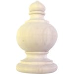 Large Red Oak Traditional Half Finial (2052-RO)