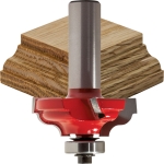 Freud® 99-003 Quadra-Cut™ Ogee Double Fillet Router Bit - 1-3/8" Dia x 9/16" H x 1/2" Shank