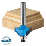 Rockler Miniature Classic Roman Ogee Router Bit - 13/16" Dia x 3/8" H x 1/4" Shank