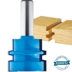 Rockler Wedge Tongue and Groove Router Bit - 1-1/2" Dia x 1-3/16" H x 1/2" Shank