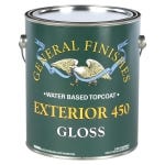 General Finishes Exterior 450 Water-based Top Coat Gloss, Gallon
