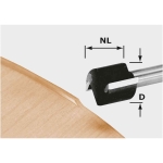 Festool Edge-Trimming Router Bit, 16mm Cutter Height x 8mm Shank (491666)
