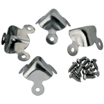 Nickel Plated Trunk Corners 