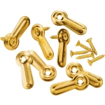 Brass Turn Buttons, 8-Pack