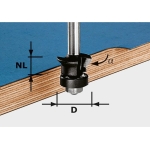 Festool Edge-Trimming Chamfer Cutter HW S8 D24/0° +45° (491026)
