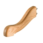 Red Oak Plain Foot Leg Set, for Fluted Pedestal