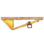 Drop Leaf Support for tables without aprons
