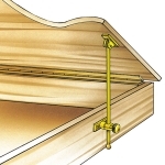 Solid Brass Support