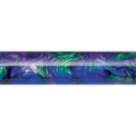 Peacock Deep Blue/Purple Inlace Acrylester Pen Blank