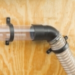 Rockler 2-1/2'' Plastic Dust Collection Hose Wall Hangers - 10 Pack