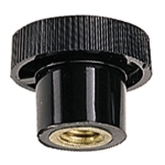 1'' Round Knob, Through-Hole, 5/16''-18 Thread