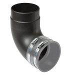 Dust Right Quick Change 4'' Elbow Tool Port