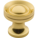 Solid Brass Classic Knob, 5/8''