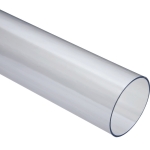 Dust Right Clear Dust Collection Pipe, 2-1/2'' x 36''