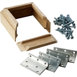 L-Brackets Newel Kit for Stair Posts-L-Bracket Newel Kit